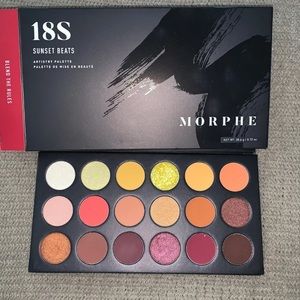 Morphe 18s sunset beats palette